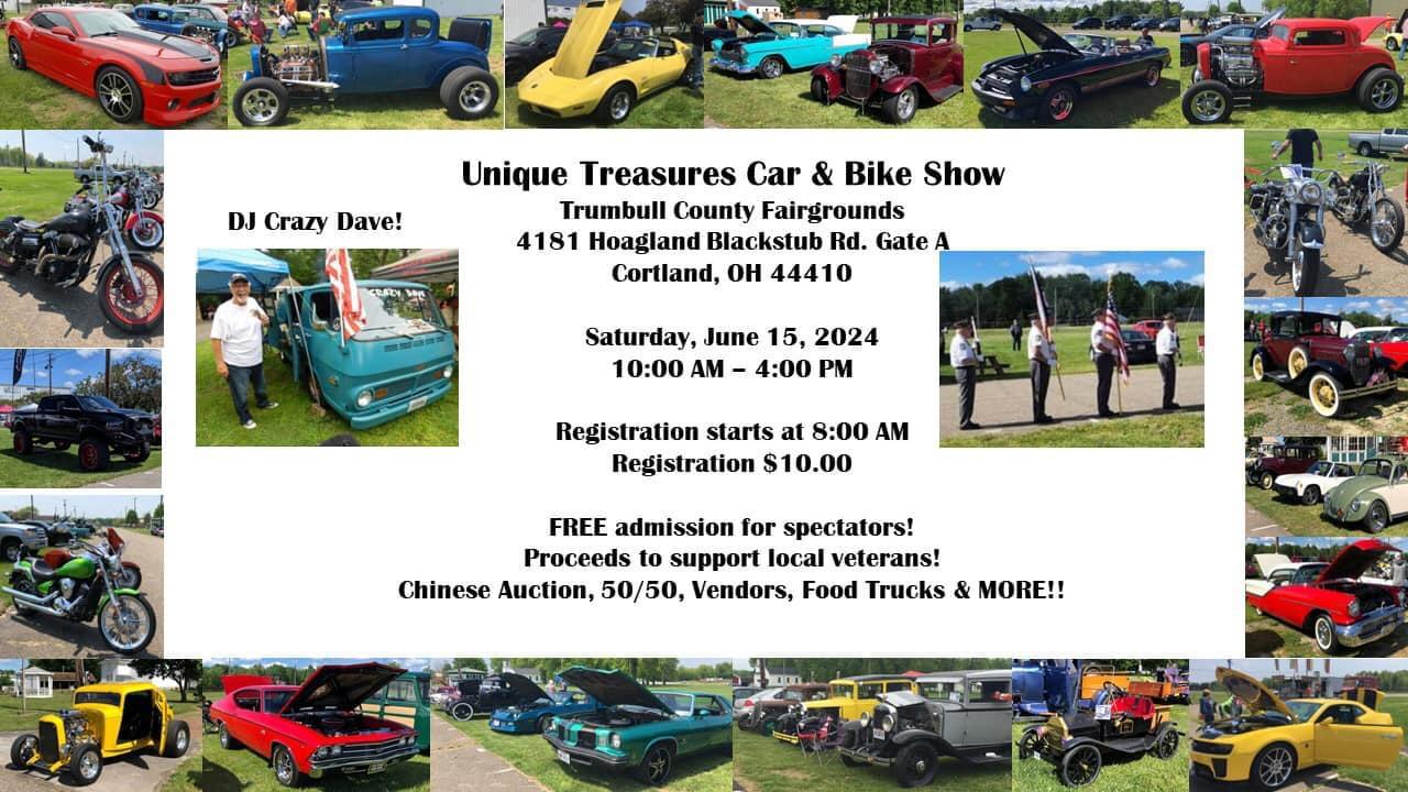 Unique Treasures Annual Car Show The Trumbull County Fairgrounds